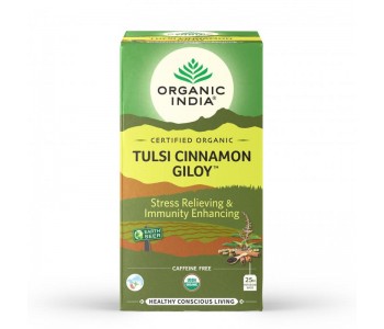 ORGANIC INDIA TULSI CINNAMON GILOY TEA BAG